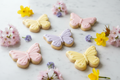 3" Iced Butterfly Cookies