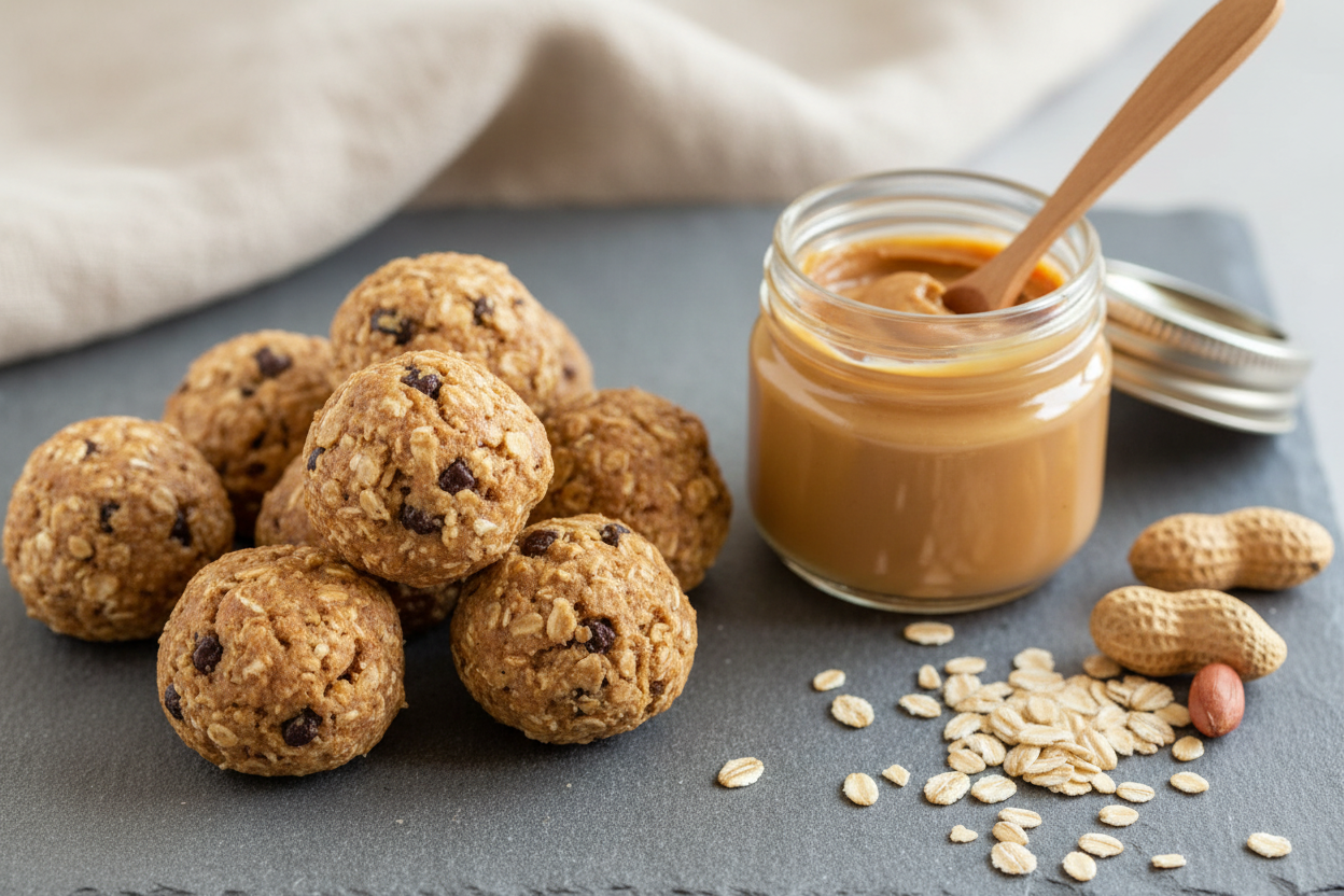 No Bake Peanut Butter Energy Balls