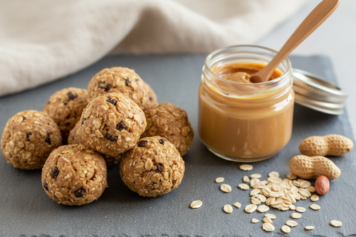 No Bake Peanut Butter Energy Balls